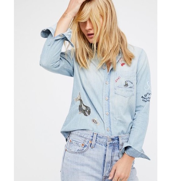 Mother Denim Foxy Boxy Mermaid 